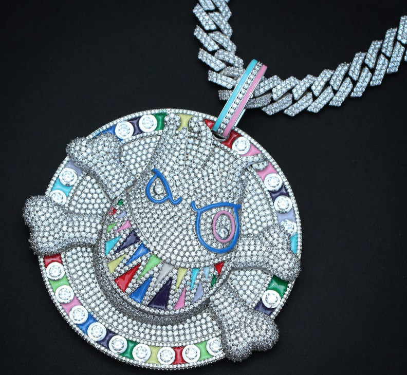 Travis Scott Commissions Flame Boy Iced Out Chain - VladTV