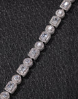 travis scott canary halo one row solitaire tennis link bracelet out with kylie jenner