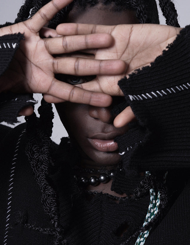 asap rocky vlone pearl necklace chain ian connor jewelry links chain