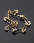 EYEFUNNY アイファニー Diamond safetypin bracelet necklace diamond poggy jbalvin kim jones clot poon