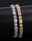 travis scott canary halo one row solitaire tennis link bracelet out with kylie jenner