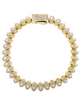 Iced out 8mm halo one row horse eye tennis links diamond bracelet White Gold bling iced out diamonds VVS