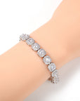 travis scott canary halo two row scott solitaire tennis link bracelet out with kylie jenner AP style kardashian fashion nova shein