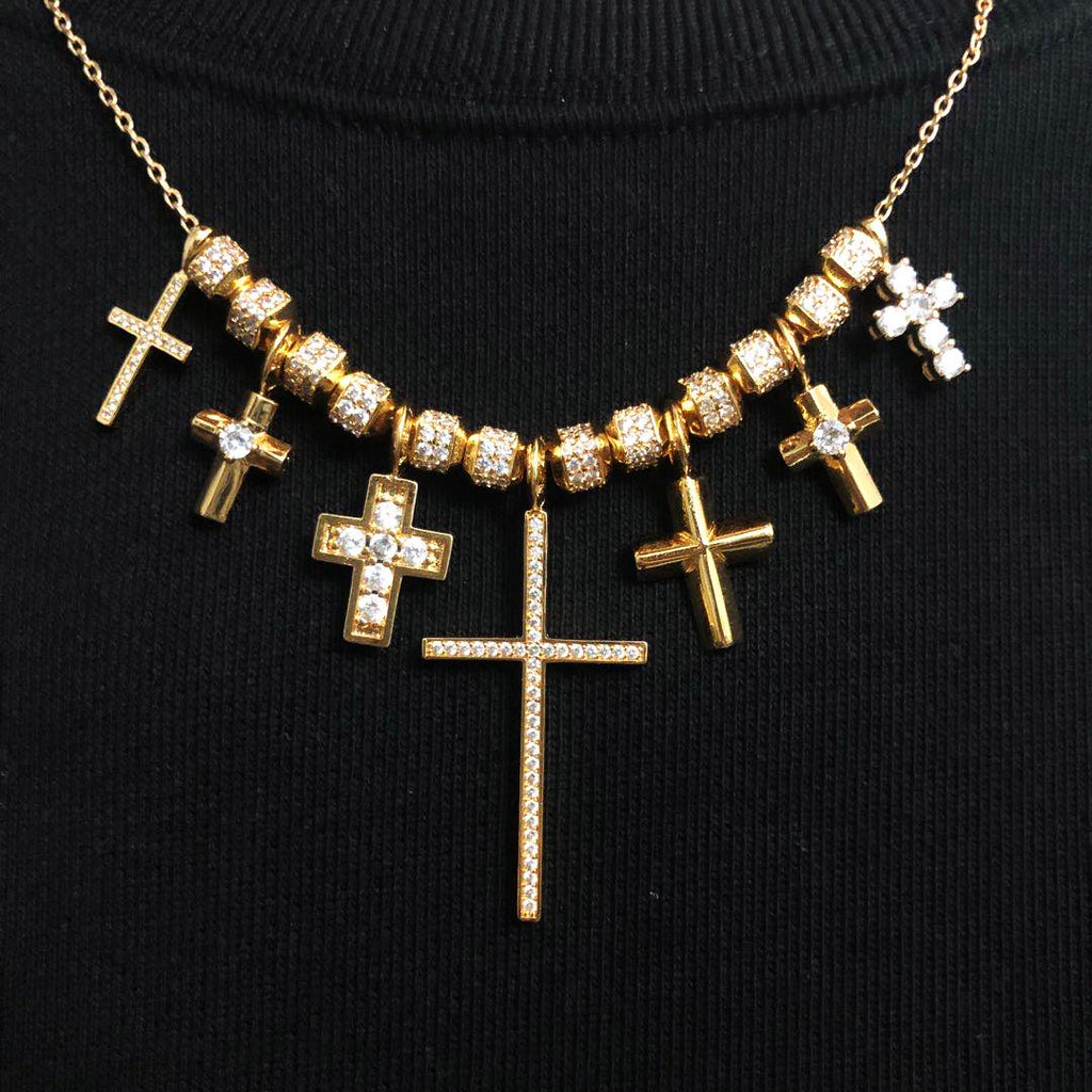 EYEFUNNY smiling face pendant necklace chain diamond vvs アイファニー POGGY KIM JONES VIRGIL JBALVIN