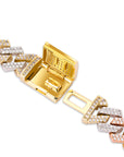 curb cuban link 14mm necklace chain fully iced custom clasp diamond ifandco