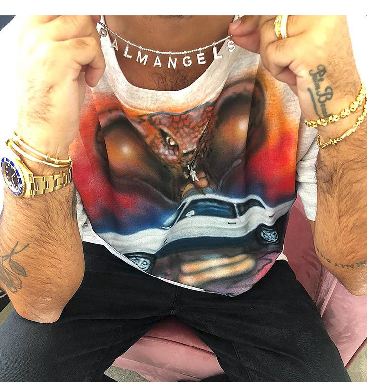 eyefunny custom letter diamond alphabet necklace chain