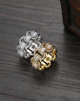 C de cartier ring baguette cc logo vintage diamond baguette ring AP royal oak rolex matching ring watches luxury rare