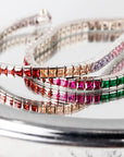 eyefunny princess eternity bracelet EYEFUNNY Ginza Boutique アイファニー 銀座ブティック tennis link Bracelets With Cut Multi-color gemstone Bracelet Silver Jewelry affordable hip hop jewelry ifandco