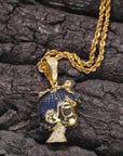 Lil Uzi Vert vs. the World pendant necklace diamond Eternal Atake, Lil Uzi Vert vs. The World 2, and Pluto x Baby Pluto