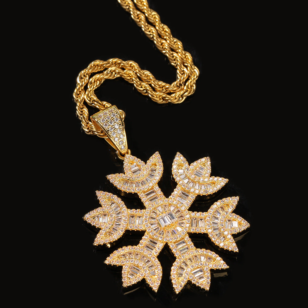 Quavo Gifts Saweetie A $75K Iced Snowflake pendant necklace chain free vvs diamond girl my type