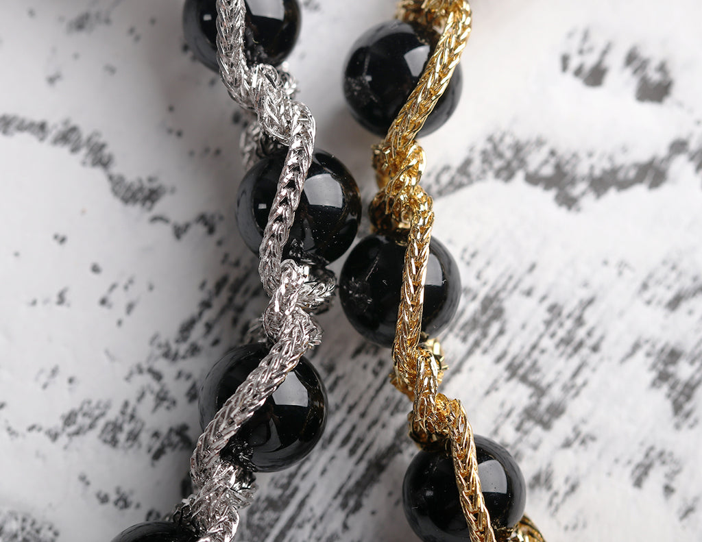 EMANUELE BICOCCHI beaded bracelet yellow gold farfetch ssense