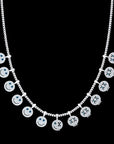 EYEFUNNY smiling face skull kaws pendant necklace chain diamond vvs アイファニー nigo VIRGIL JBALVIN