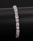 travis scott canary halo one row solitaire tennis link bracelet out with kylie jenner