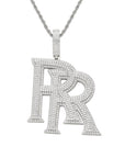 Double RR RoddyRicch diamond pendant & necklace with free matching chain included shopgld ifandco