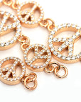 EYEFUNNY アイファニー Diamond safetypin bracelet necklace diamond poggy jbalvin kim jones clot poon