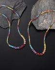 Multicolored and size rainbow tennis links necklace choker hip hop jewelry gld shop icebox ifandco gold gods diamond buy celebrity jewelry accessories