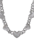 Grammys 2022 diamond heart necklace Megan Thee Stallion rocks an icy blonde bob and a sparkly mini dress Daily Mail diamond heart necklace hip hop jewelry celebrity jewelers
