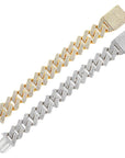 20mm curb cuban link three row highest quality gold diamond vvs ifandco icebox on lil uzi vert playvboi carti