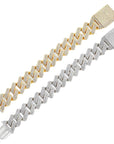 20mm curb cuban link three row highest quality gold diamond vvs ifandco icebox on lil uzi vert playvboi carti