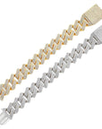 20mm curb cuban link three row highest quality gold diamond vvs ifandco icebox on lil uzi vert playvboi carti
