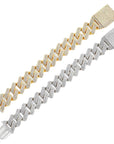 20mm curb cuban link three row highest quality gold diamond vvs ifandco icebox on lil uzi vert playvboi carti