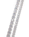 travis scott canary halo two row scott solitaire tennis link bracelet out with kylie jenner AP style kardashian fashion nova shein