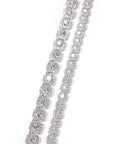 travis scott canary halo two row scott solitaire tennis link bracelet out with kylie jenner AP style kardashian fashion nova shein