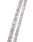 travis scott canary halo two row scott solitaire tennis link bracelet out with kylie jenner AP style kardashian fashion nova shein