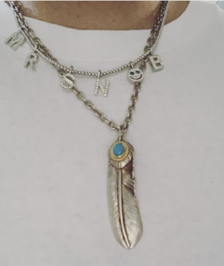 eyefunny アイファニー custom letter diamond alphabet necklace chain