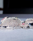 ifnandco custom hello kitty diamond pendant necklace chain iced out ben baller