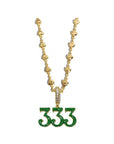buy enamel green bottega veneta 666 pendant necklace chain netaporter farfetch luxury designer jewelry custom high fashion