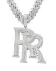 Double RR RoddyRicch diamond pendant & necklace with free matching chain included shopgld ifandco
