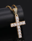 Princess cut cross pendant & necklace with free matching chain playboi carti vlone