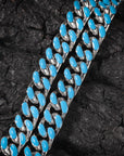 louis vuitton virgil off white inspired alike enamel cuban link necklace chain