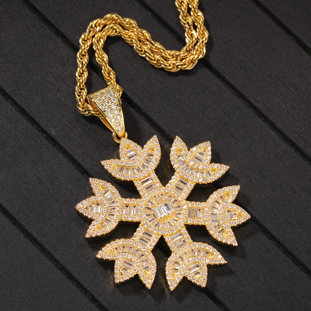 Quavo Gifts Saweetie A $75K Iced Snowflake pendant necklace chain free vvs diamond girl my type