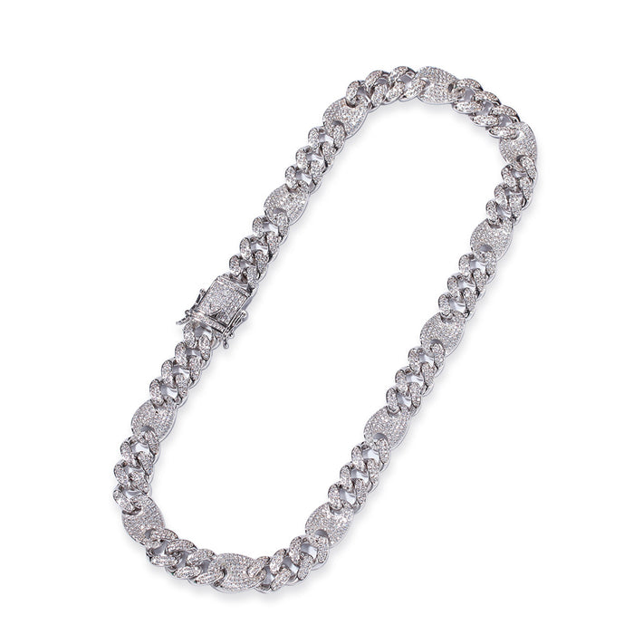 gucci link gg cuban link combo necklace chain diamond gold vvs ifandco shopgld travis scott migos