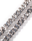 14mm rounded bubble cuban links necklace/bracelet chain 3D diamons vvs ifandco shopgld