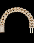 14mm rounded bubble cuban links necklace/bracelet chain 3D diamons vvs ifandco shopgld