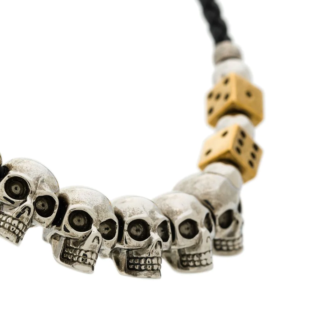 asap rocky jewelry pearl necklace dice skull chain choker playboi carti vlone