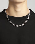 paper clip links jacob & co virgil abloh offwhite alike necklace chain link diamond travis scott silver white gold buy