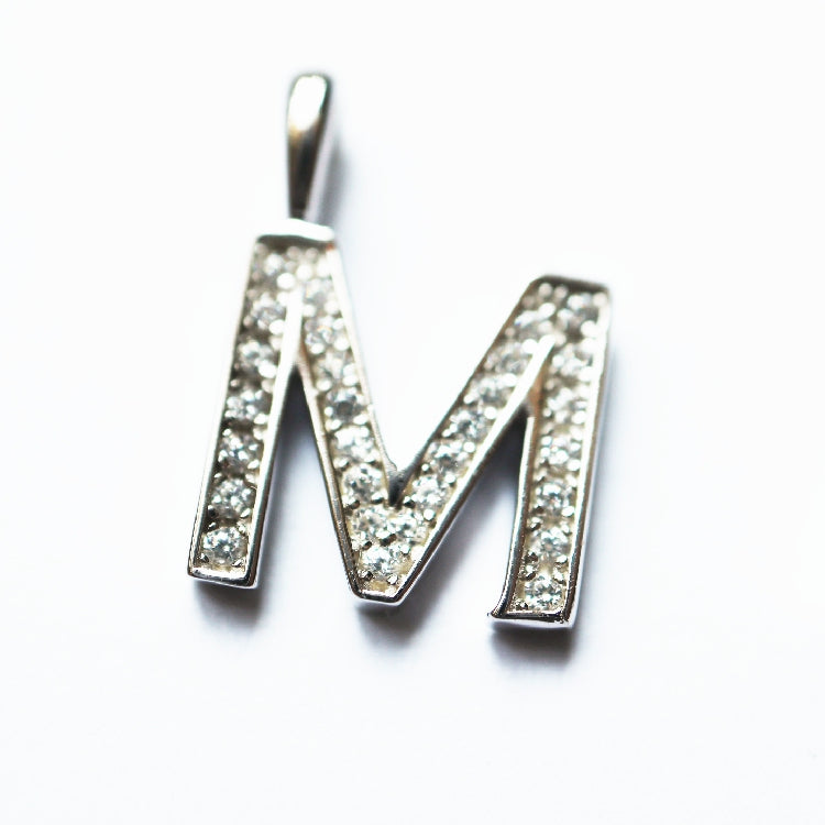 eyefunny アイファニー custom letter diamond alphabet necklace chain