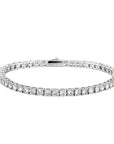 4mm tennis link silver white gold diamond necklace short diamond necklace choker White Gold kylie jenner kardashians fashion nova shein