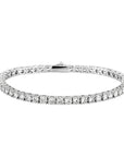 4mm tennis link silver white gold diamond necklace short diamond necklace choker White Gold kylie jenner kardashians fashion nova shein