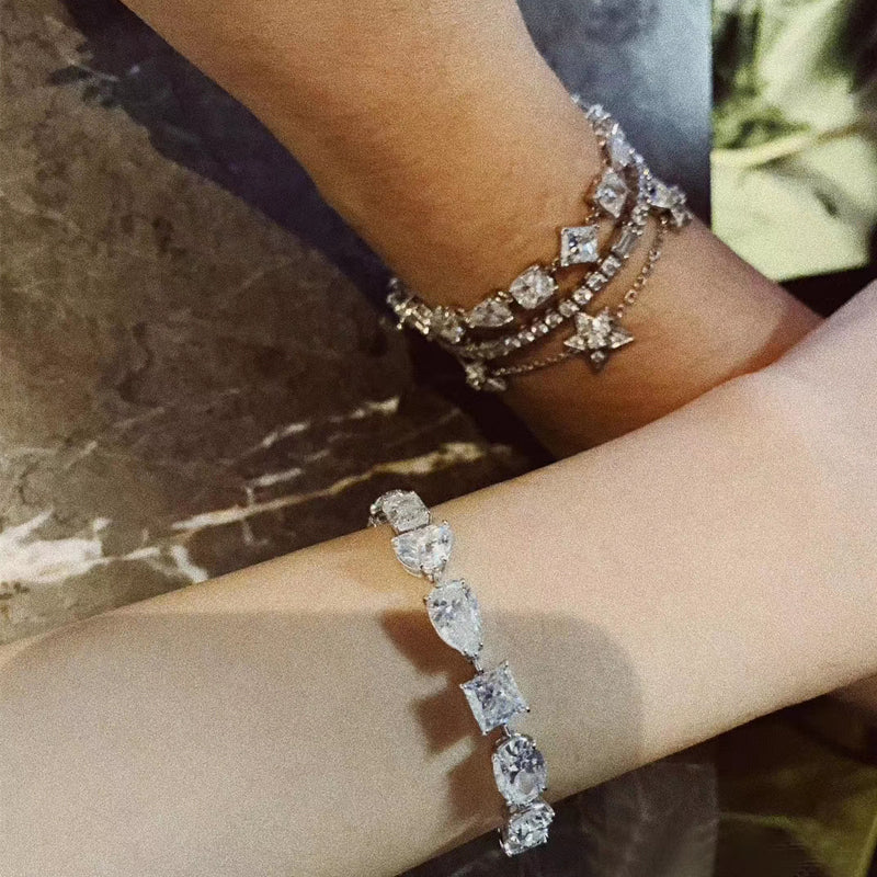 Graff Multi-shape diamond Bracelet vvs ifandco luxury kylie jenner