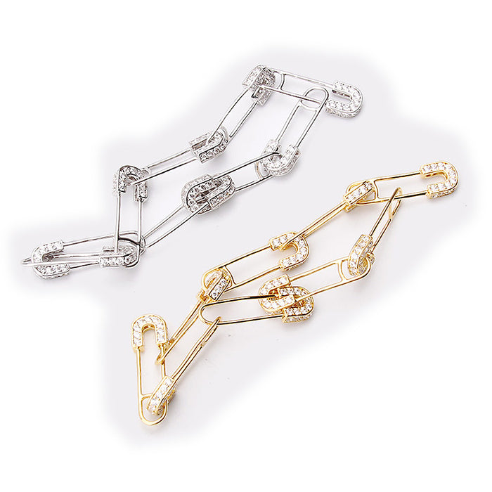 EYEFUNNY アイファニー Diamond safetypin bracelet necklace diamond poggy jbalvin kim jones clot poon