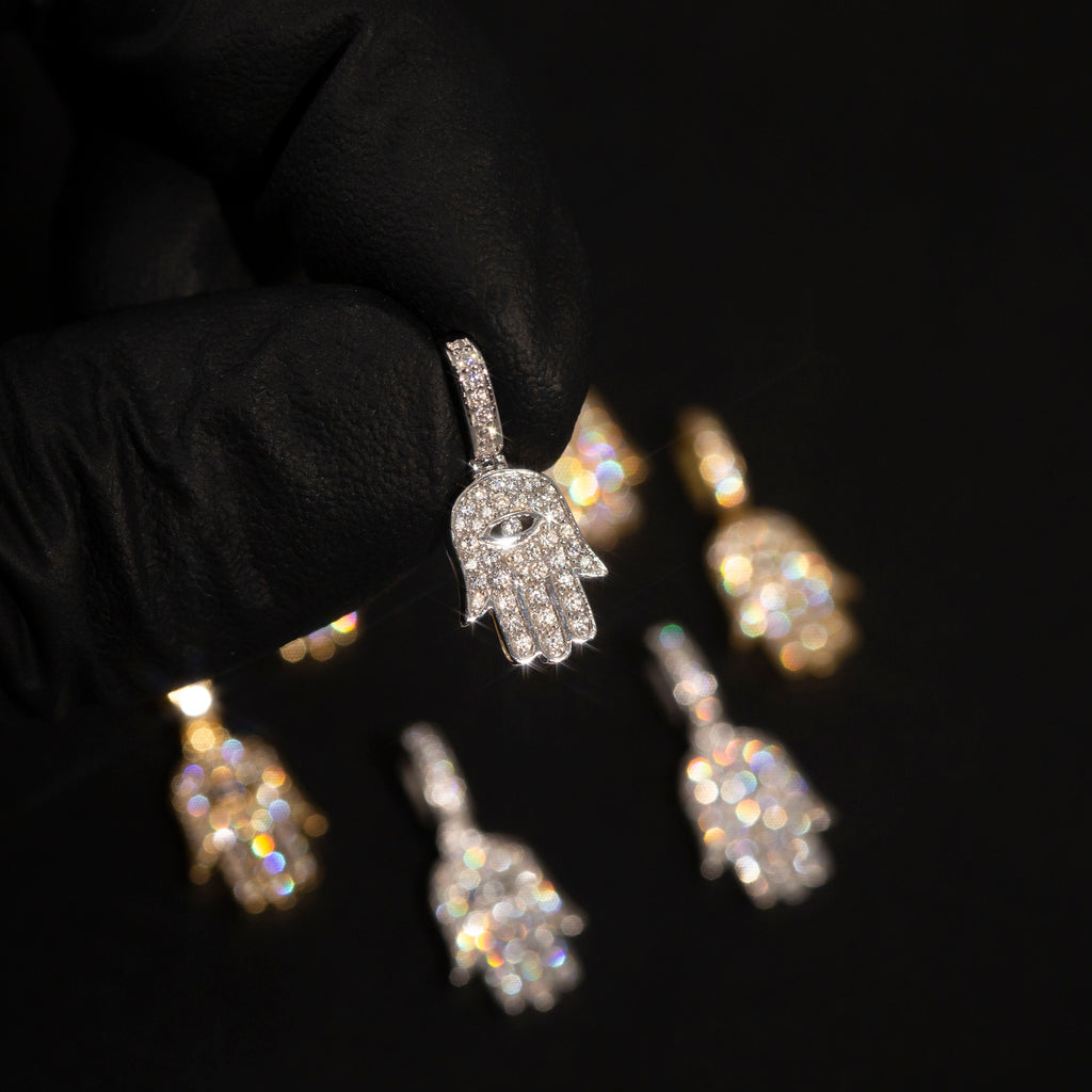 greg yuna pico hamsa nano jesus pendant necklace chain