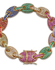 12mm gucci links migos hip hop shopgld ben baller fully iced solid back gold chain bracelet
