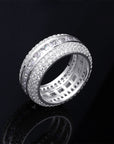 fully iced princess cut eternity ring travis scott lil uzi vert hip hop jewelry shopgld