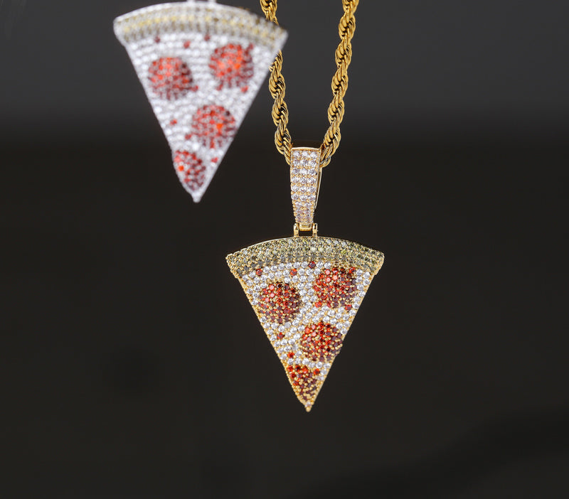 icebox pizza ifandco penant necklace chin cuban links tennis links diamond buy cheap