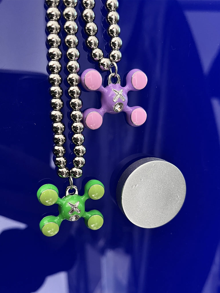 frank home diamond Ocean ring sphere legs pendant necklace chain Drake